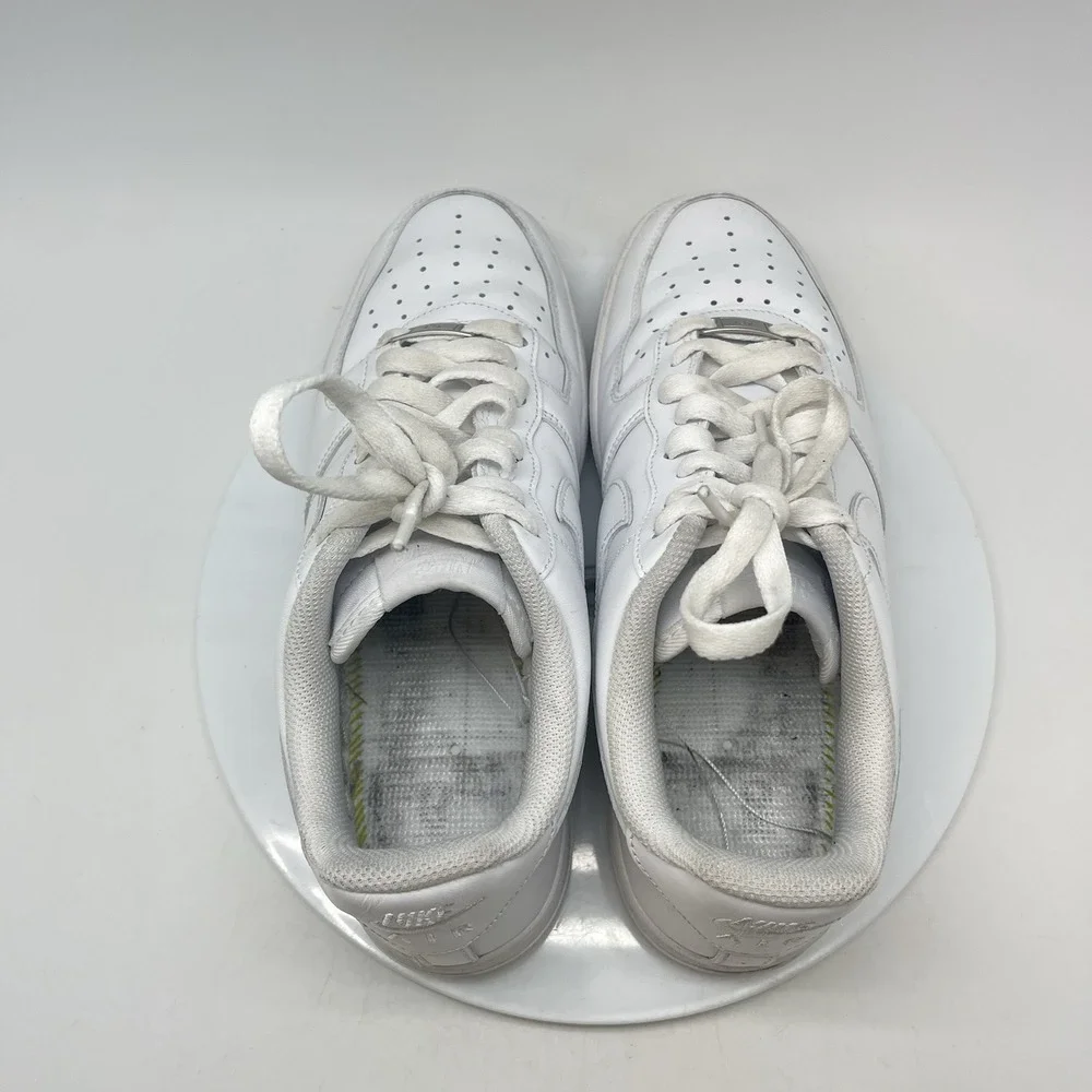 Nike‎ Air Force 1 07 Sneakers Mens 9 CW2288-111 White Leather Casual Shoes